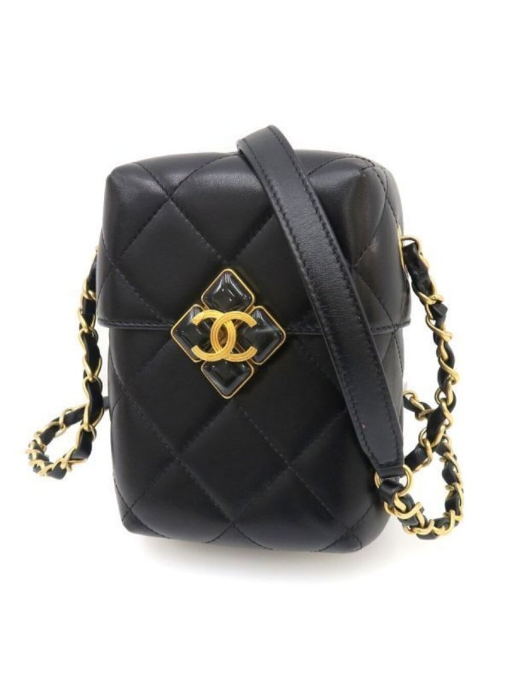 Chanel Quilted Chain Messenger Bag